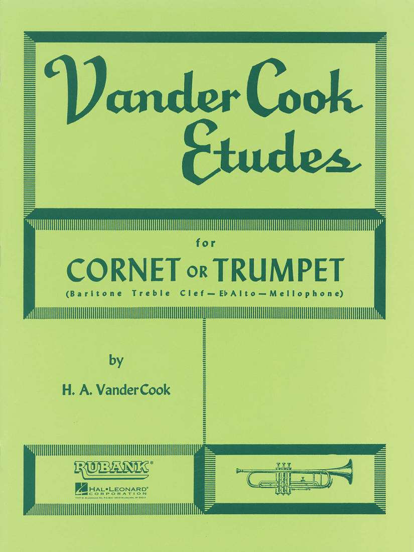 Vandercook Etudes - Cornet/Trumpet/(Baritone T.C.) - Book