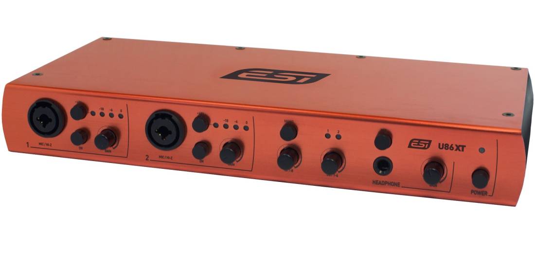 U86 XT Professional 24-bit USB Audio Interface with 8 Inputs / 6 Outputs