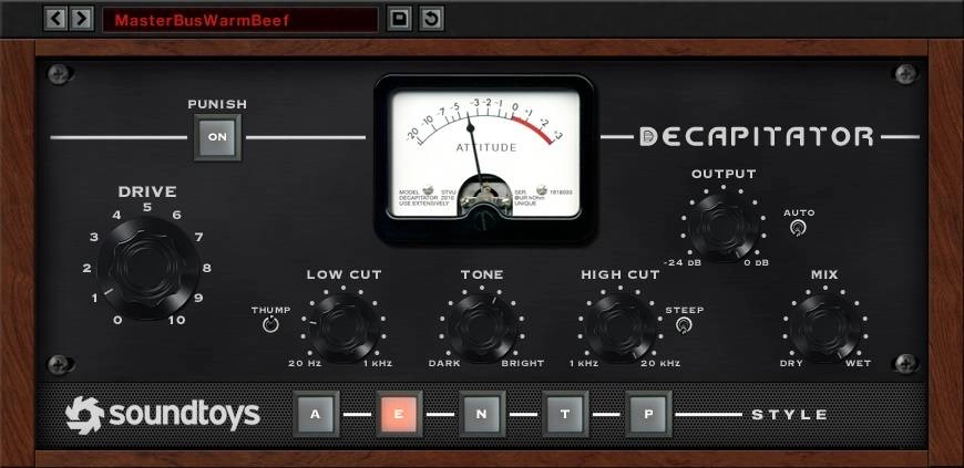 Decapitator Analog Saturation Modeler