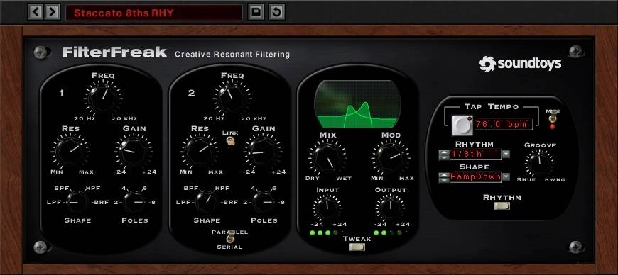 FilterFreak Resonant Analog Filter