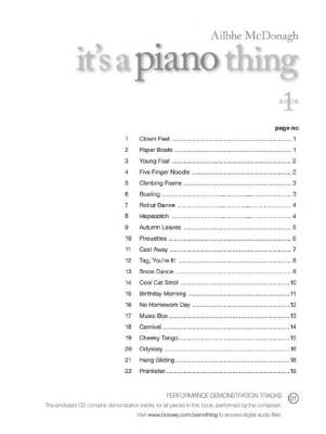 It\'s a Piano Thing: Book 1 - McDonagh - Piano - Book/CD/Audio Online