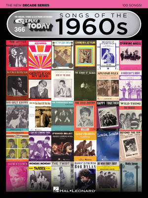 Hal Leonard - Songs Of The 1960s: E-Z Play Today Volume 366 - Piano - Book