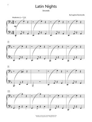 Latin Nights - Rocherolle - Piano Duet (1 Piano, 4 Hands)