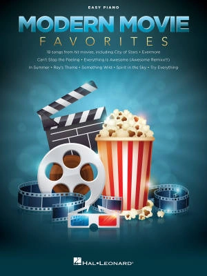 Hal Leonard - Modern Movie Favorites - Easy Piano - Book