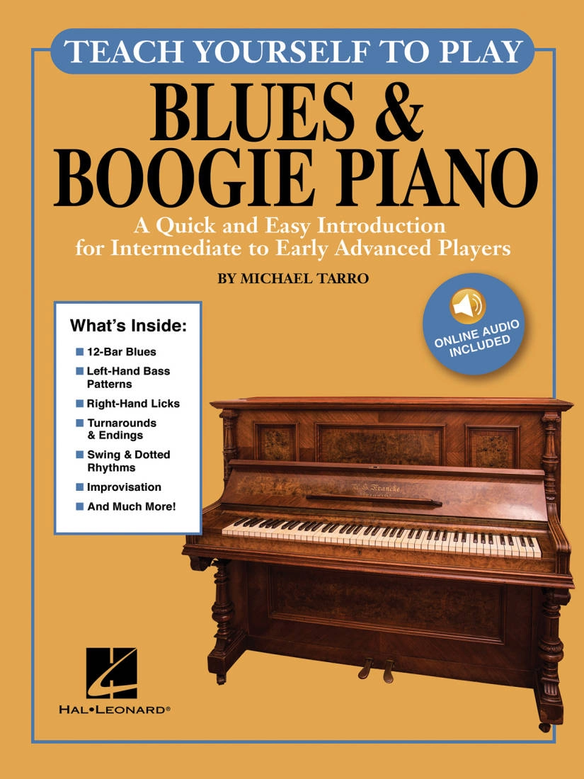 Teach Yourself to Play Blues & Boogie Piano - Tarro - Book/Audio Online