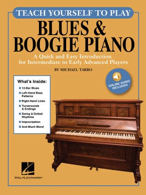 Teach Yourself to Play Blues & Boogie Piano - Tarro - Book/Audio Online