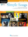 Hal Leonard - Simple Songs: Instrumental Play-Along - Alto Sax - Book/Audio Online