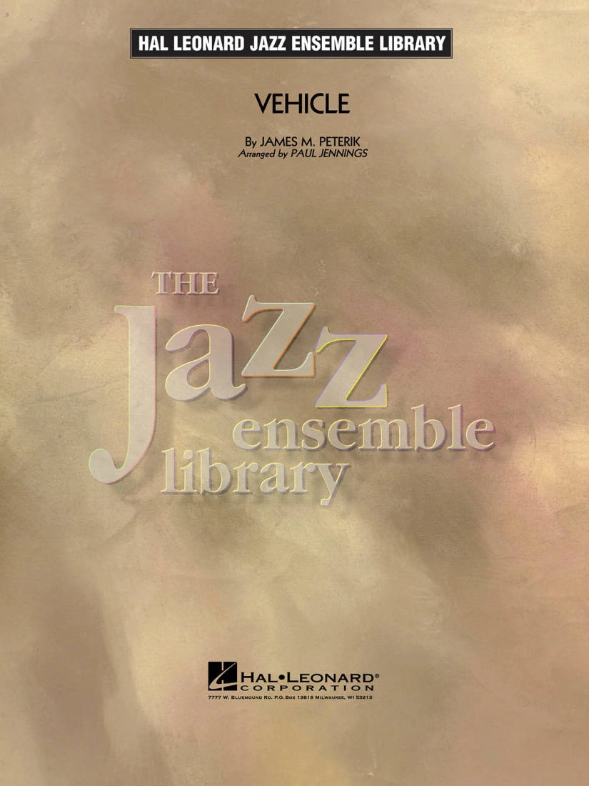 Vehicle - Peterik/Jennings - Jazz Ensemble - Gr. 3