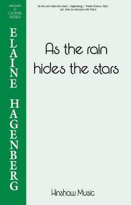 Hinshaw Music Inc - As the Rain Hides the Stars - Hagenberg - SSA