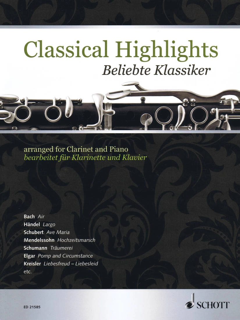 Classical Highlights - Birtel - Clarinet/Piano - Book