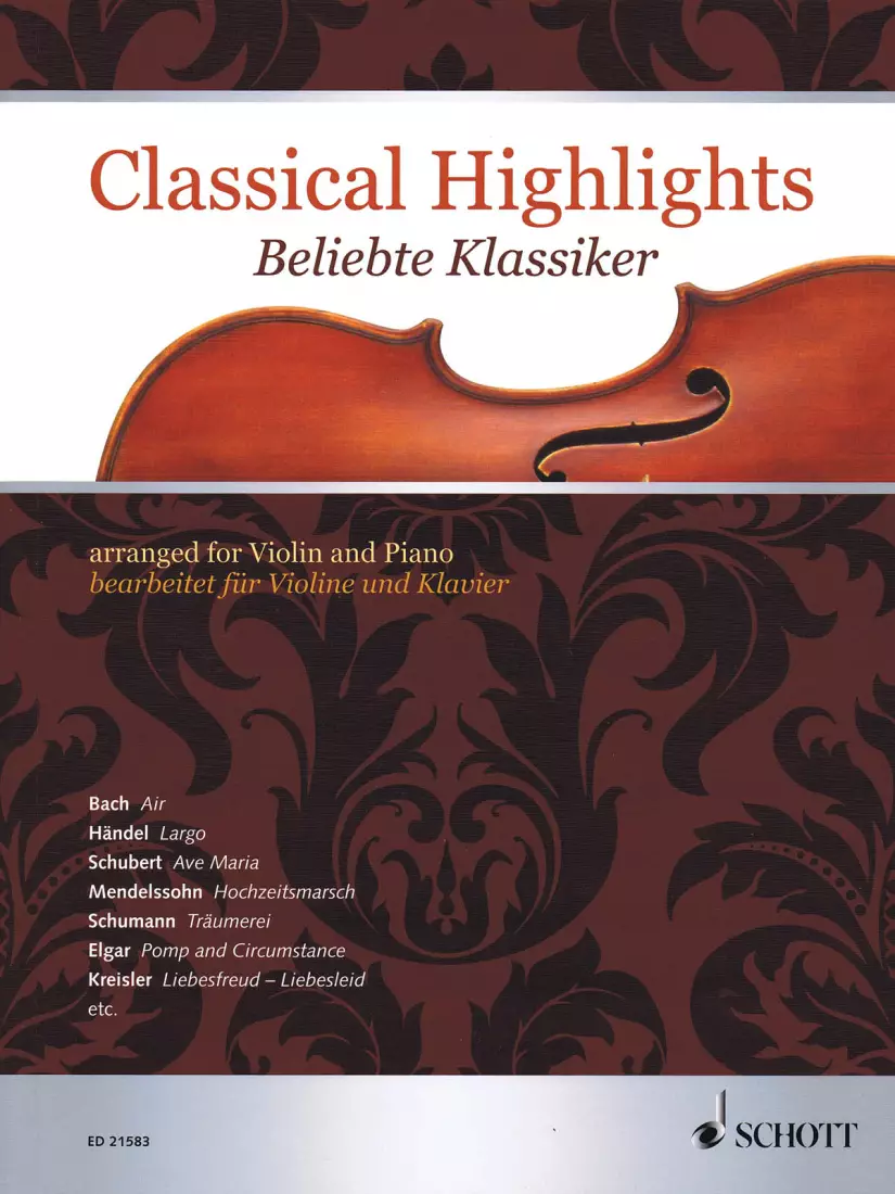 Classical Highlights - Birtel - Violin/Piano - Book