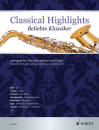 Schott - Classical Highlights - Birtel - Alto Saxophone/Piano - Book