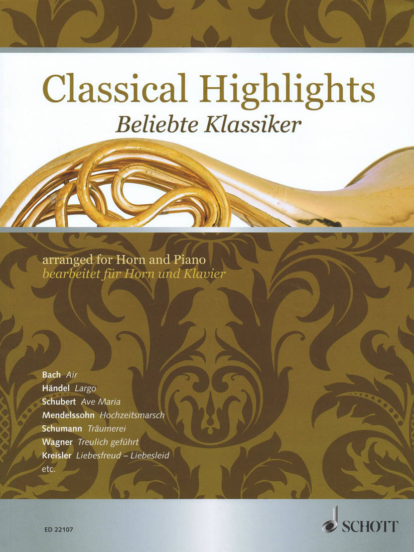 Classical Highlights - Birtel - Horn/Piano - Book