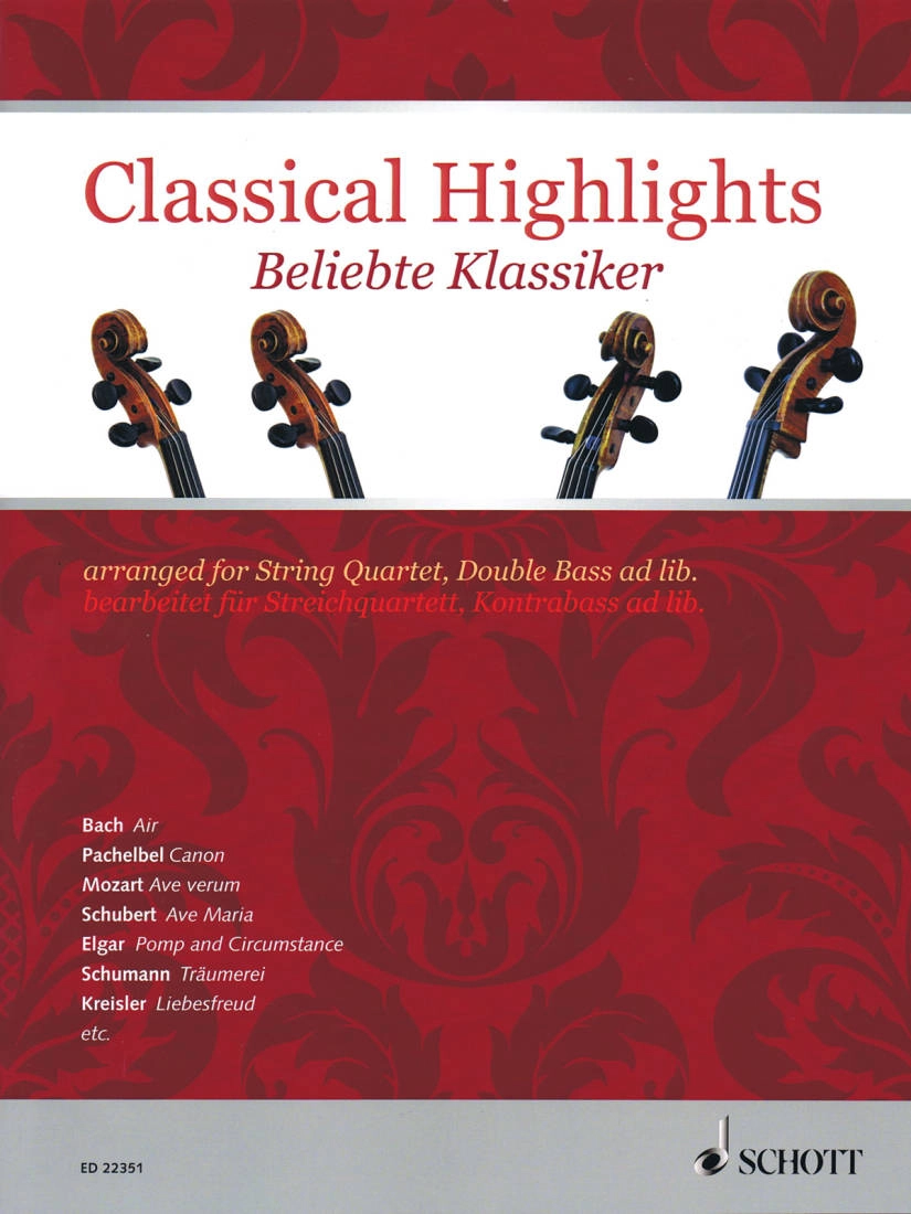 Classical Highlights - Birtel - String Quartet/Double Bass ad lib.