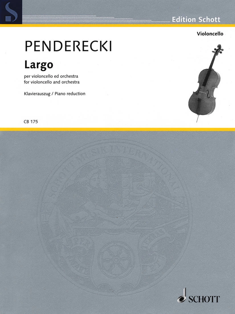 Largo - Penderecki - Cello/Piano