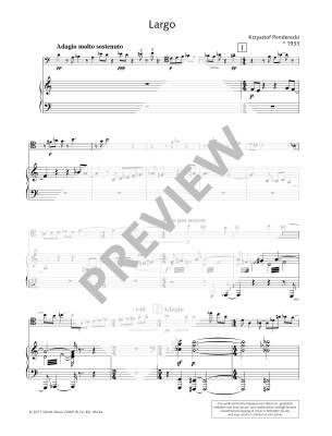 Largo - Penderecki - Violoncelle/Piano