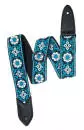 Jodi Head - Hootnanny Guitar Strap with Black Ends - Blue