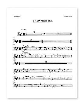 Brewmeister - Davis - 4 Trombones/Rhythm Section