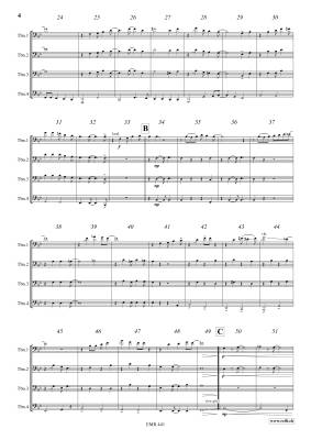 Gospel Time - Agrell - Trombone Quartet - Gr. 4.5