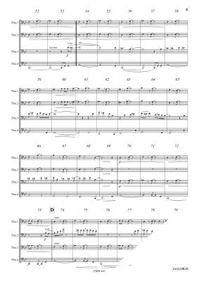 Gospel Time - Agrell - Trombone Quartet - Gr. 4.5