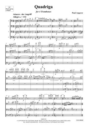 Quadriga - Angerer - Trombone Quartet - Gr. 5