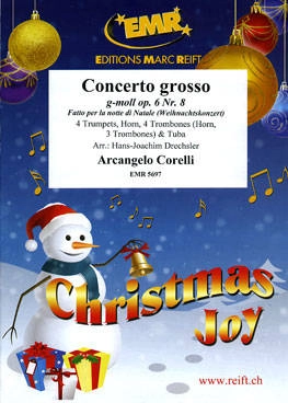 Concerto Grosso, g-moll op. 6 Nr. 8 - Corelli/Drechsler - Brass Ensemble - Gr. 4