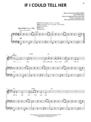 Dear Evan Hansen - Pasek/Paul - Piano/Vocal/Guitar - Book/Audio Online