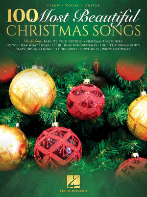 100 Most Beautiful Christmas Songs - Piano/Vocal/Guitar - Book