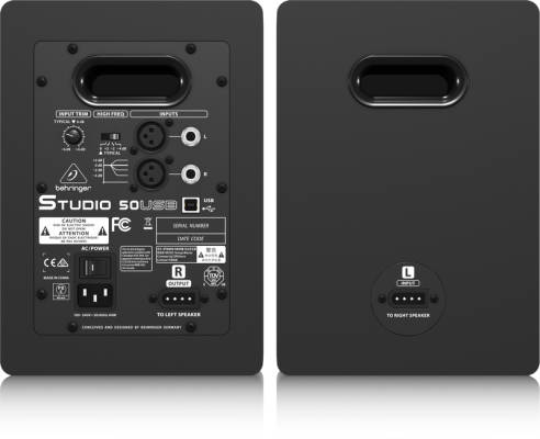 Studio 50USB 150W Bi-Amped Studio Monitors w/ USB Input (Pair)
