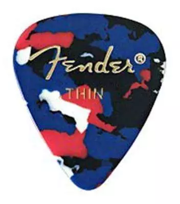 351 Classic Celluloid Guitar Picks 12-Pack - Confetti - Thin
