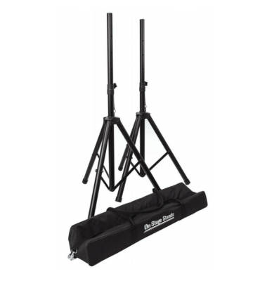 On-Stage Stands - SSP7750 Compact Speaker Stand Pack w/ Bag