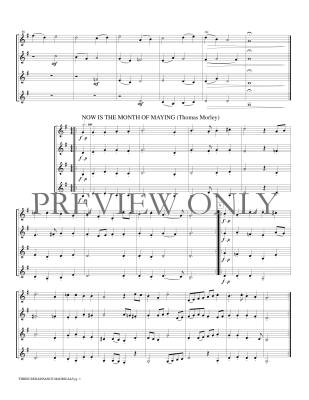 Three Renaissance Madrigals - Gibbons/Di Lasso/Morley/Marlatt - 4 Trumpets