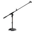 Hercules Stands - MS120B Low-Profile H Base Mic Stand w/ Boom and Mic Clip