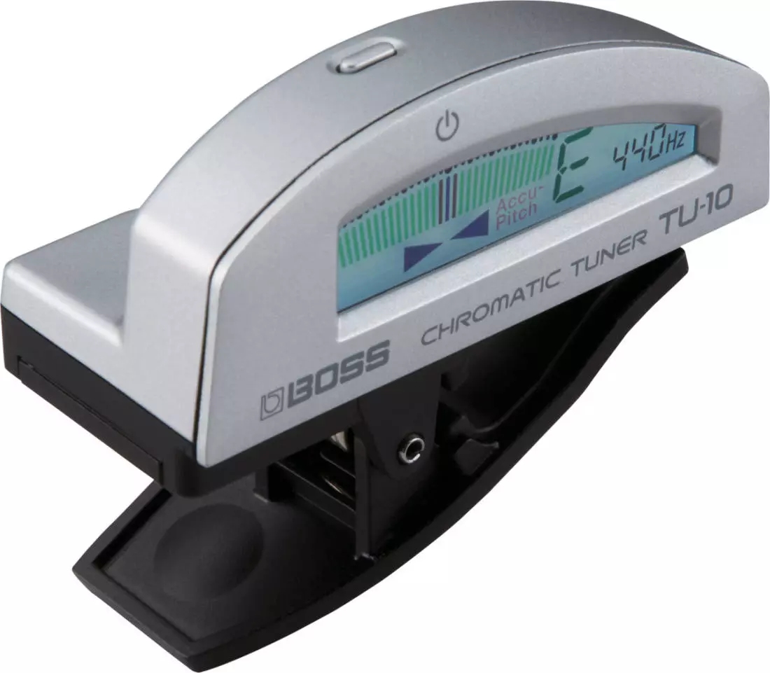 TU-10 Clip-on Chromatic Tuner - Silver