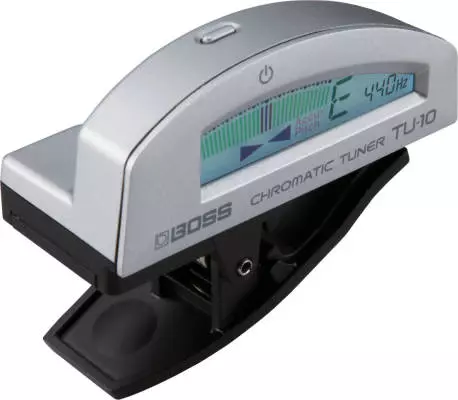 TU-10 Clip-on Chromatic Tuner - Silver