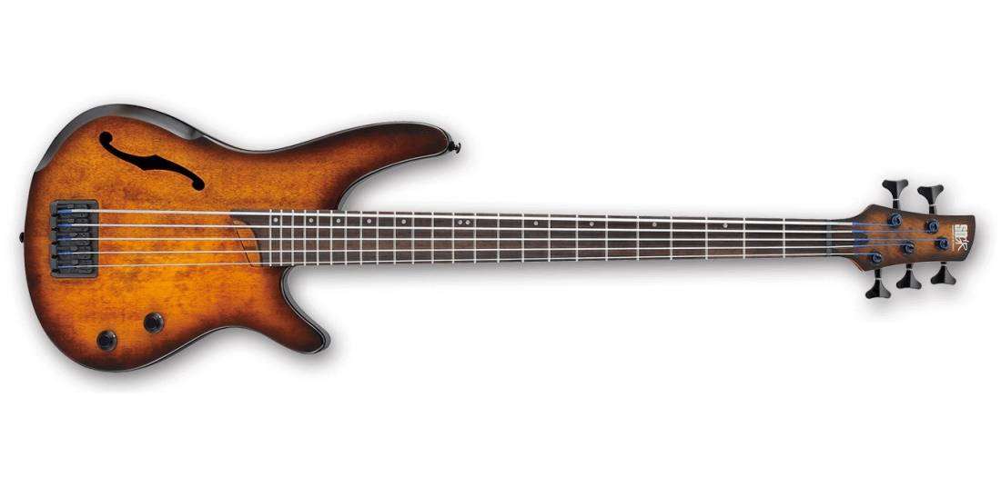SRH505 Semi-Hollow Bass Guitar - Dragon Eye Burst Flat