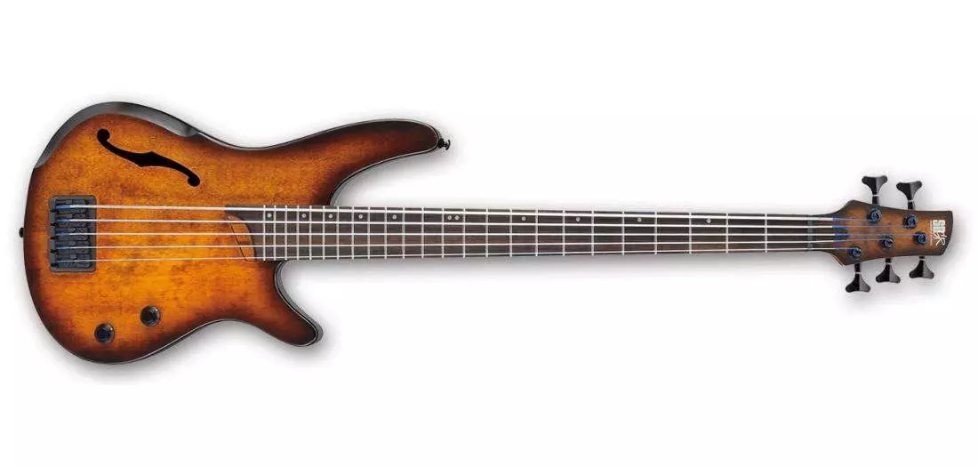 SRH505 Semi-Hollow Bass Guitar - Dragon Eye Burst Flat
