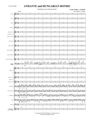 Andante and Hungarian Rondo - von Weber/Yeago - Solo Bassoon/Concert Band - Gr. 3
