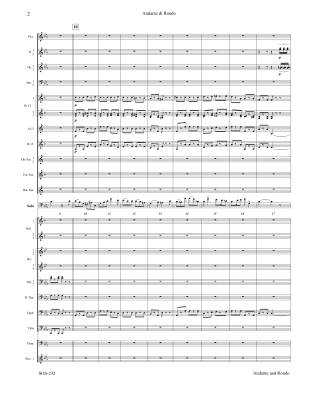 Andante and Hungarian Rondo - von Weber/Yeago - Solo Bassoon/Concert Band - Gr. 3