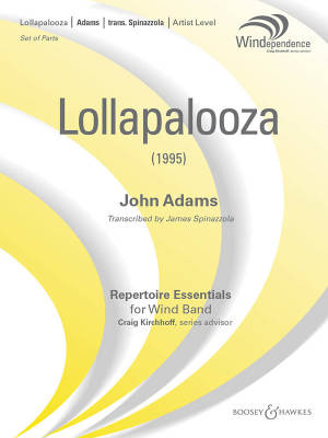 Boosey & Hawkes - Lollapalooza - Adams/Spinazzola - Concert Band - Gr. 5