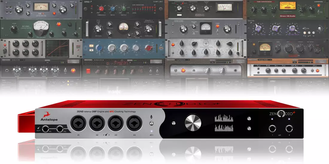 Zen Studio+ Limited Edition Red - 24/192 20-In/16-Out Portable Thunderbolt and USB Interface