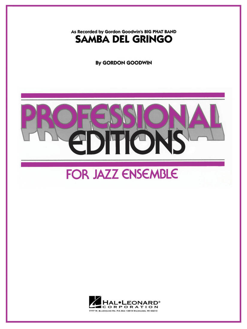 Samba Del Gringo- Goodwin - Jazz Ensemble - Gr. 5 - 6