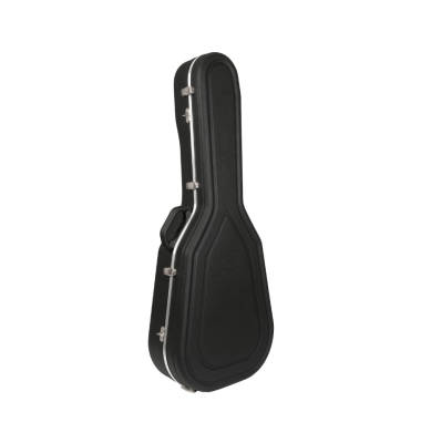 Pro II Large Classical Guitar Case - Black Shell/Silver Interior