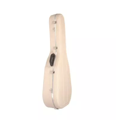 Pro II Medium Classical Guitar Case - Ivory Shell/Silver Interior