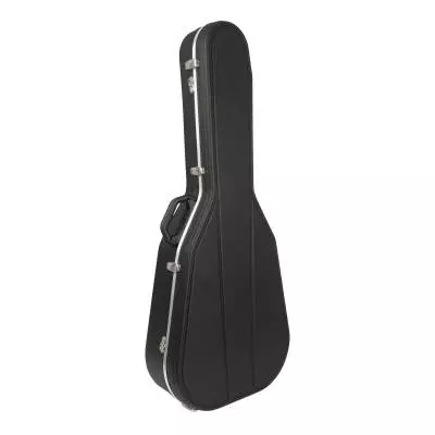Pro II OOO/OM Guitar Case - Black Shell/Silver Interior