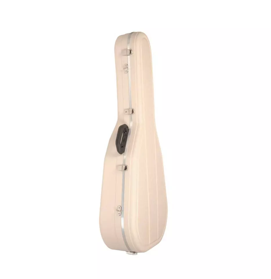 Pro II OOO/OM Guitar Case - Ivory Shell/Silver Interior