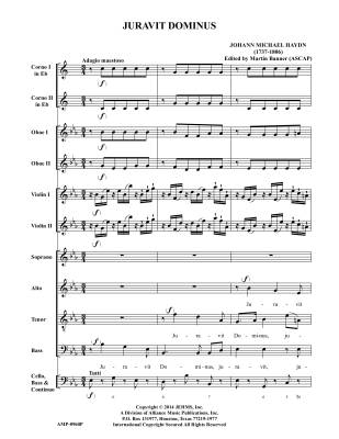 Juravit Dominus - Haydn/Banner - Orchestral Accompaniment
