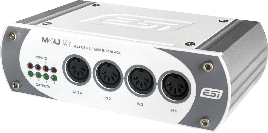 M4U XT Compact 4 In/4 Out USB 2.0 MIDI Interface