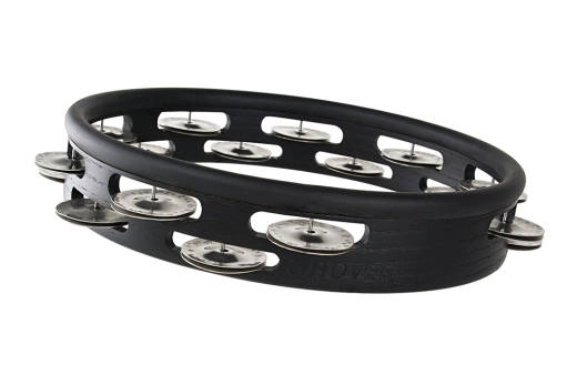 Grover Pro Percussion - Studio Pro Tambourine, German Silver, 10 Double Row