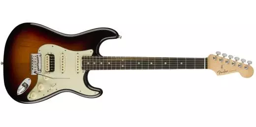 American Elite Stratocaster HSS ShawBucker, Ebony Fingerboard - 3-Colour Sunburst
